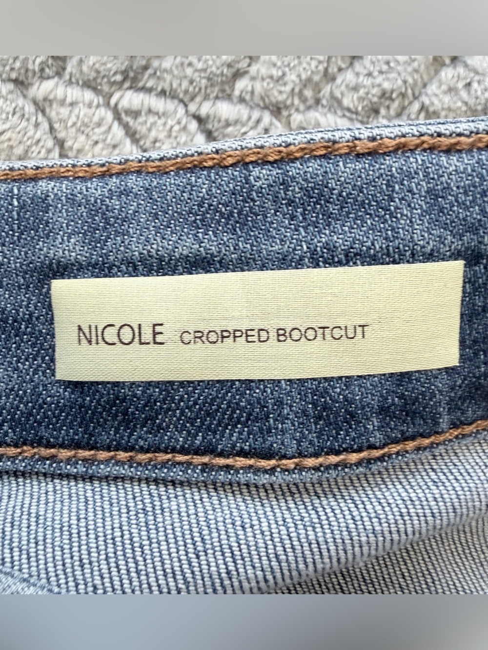 KUT from the Kloth Nicole Cropped Bootcut Jeans Size 8 - Picture 4 of 14